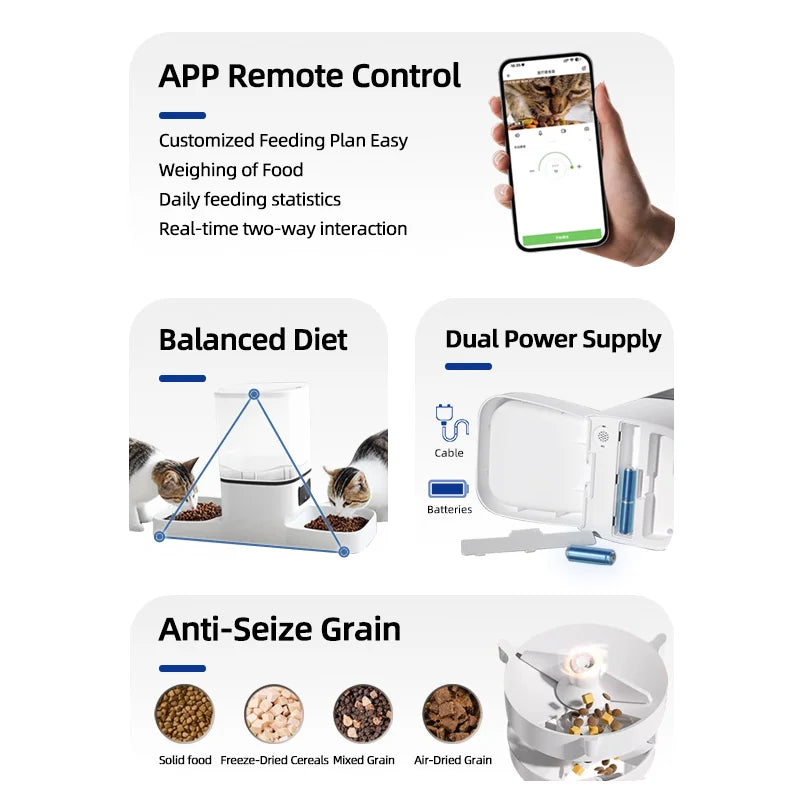 6L Smart Timer Automatic Pet Feeder