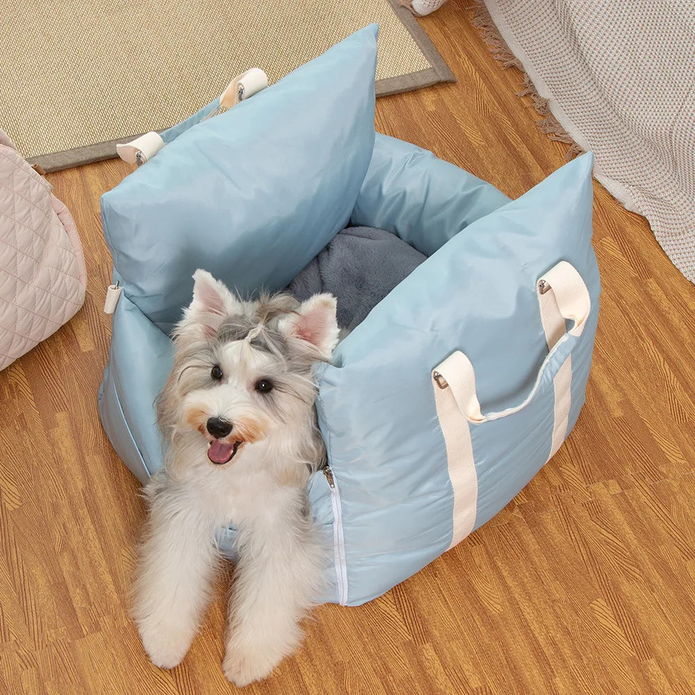 Car Mounted Pet Bed Easy To Clean Detachable Pet Bag Handheld Household Car Mounted Wear-resistant Seat