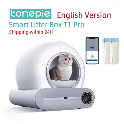 Self-Cleaning Automatic Enclosed Cat Litter Box