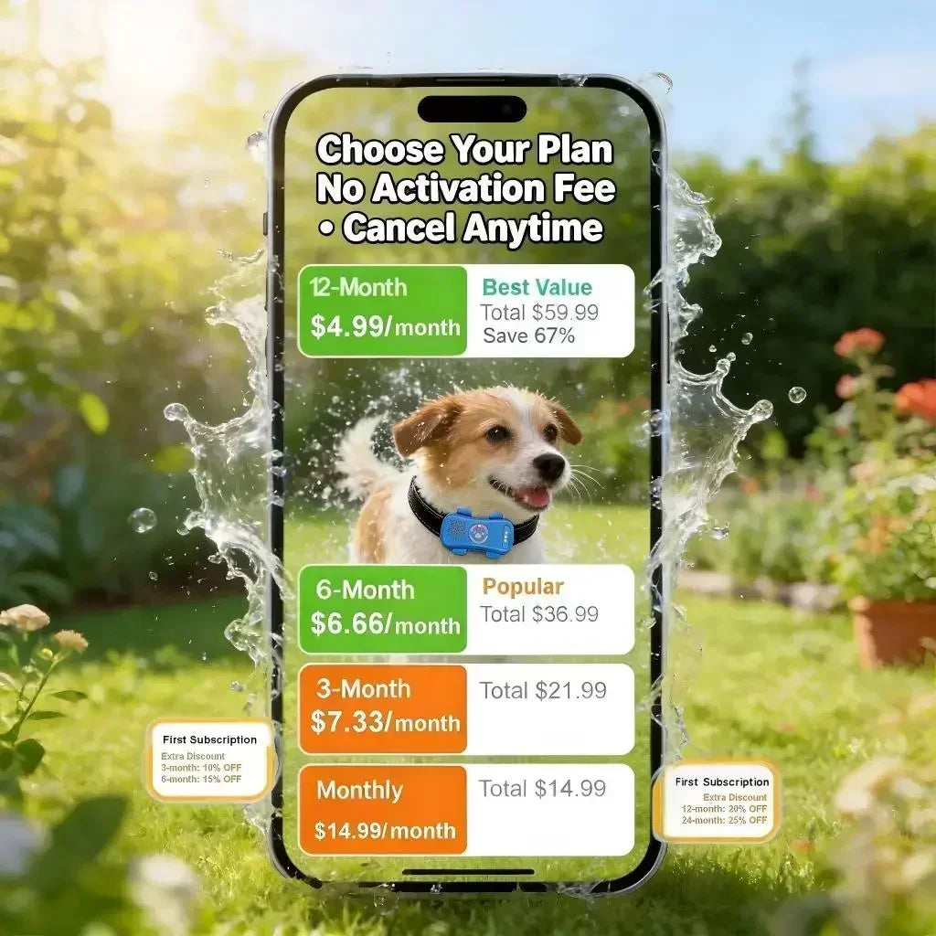 4G GPS Pet Tracker Waterproof Real-Time