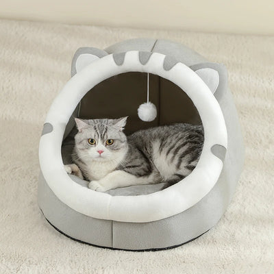 Warm Cave Cat Bed Dog Basket Tent