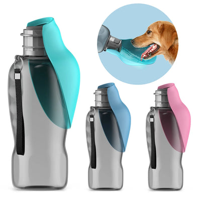 Portable Travel Dog Water Bottle Bowl