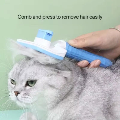 Self-Cleaning Needle Pet Grooming Comb