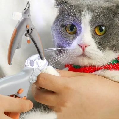 Metal LED Pet Nail Clipper Scissors