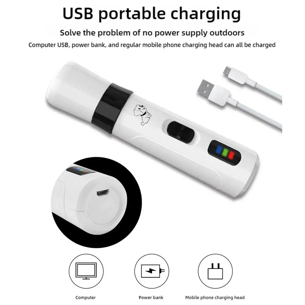 Electric Diamond Pet Nail Grinder Trimmer