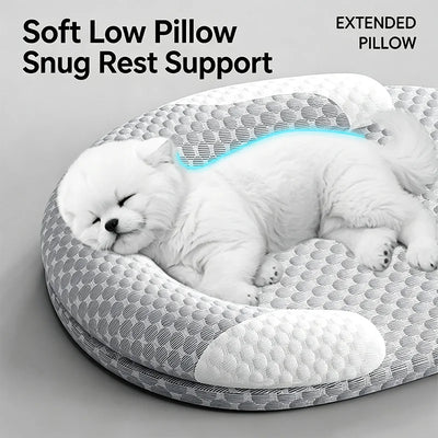 Ice Silk Cooling Pet Bed Oval Mat