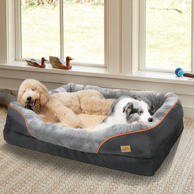 Waterproof Washable Fleece Large Dog Bed