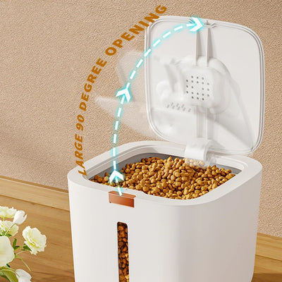 Sealed Moisture-Proof Pet Food Storage Barrel