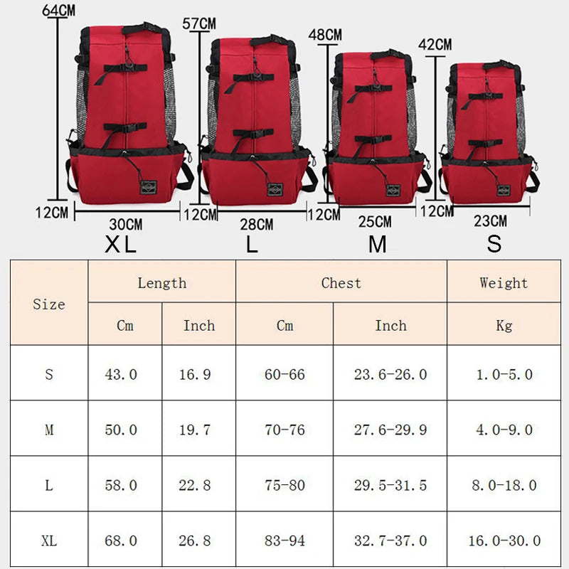 Breathable Dog Carrier Backpack Outdoor