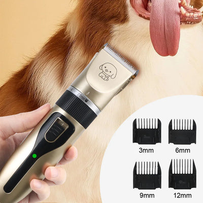 Electric Pet Hair Clipper Grooming Set